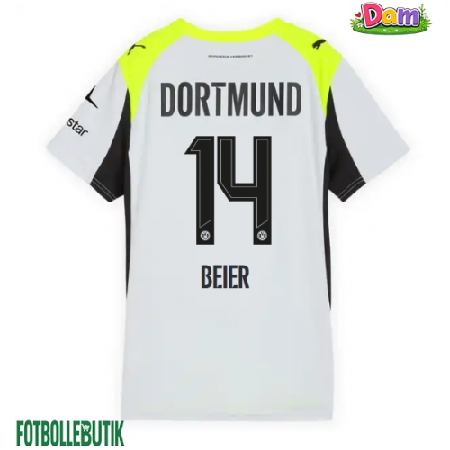 Borussia Dortmund Maximilian Beier #14 Bortatröja Kvinnor 2025-26 Kortärmad